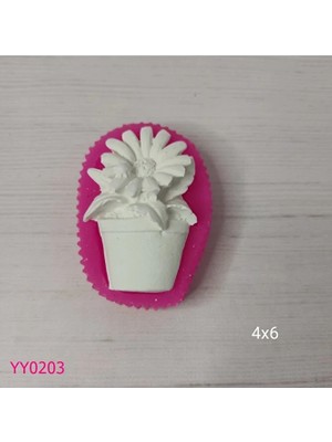 YOYOMOLD YY0203 Saksıda Çiçek Silikon Kalıp