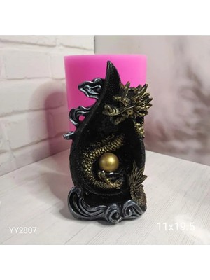 Yoyomold YY2807 Incili Ejderha Geri Akış Tütsülük Silikon Kalıp