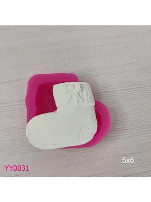 YOYOMOLD YY0031 Yılbaşı Noel Çorap Silikon Kalıp
