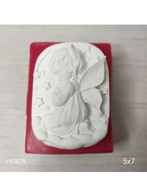 Yoyomold YY2679 Dua Eden Melek Kız Magnet Silikon Kalıp