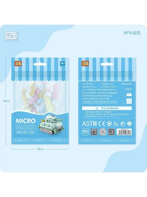 Renklime LZ8618 Loz Blok Oyuncak Mini Poşet -Vagonlife