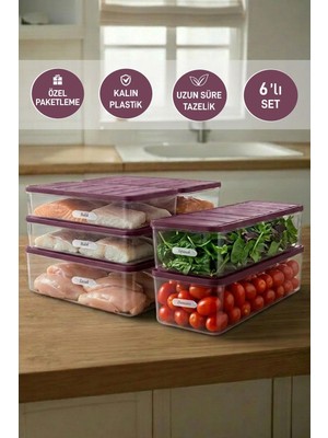 Selka Home Nora Büyük Set ( 1 Adet 4 Lt. 1 Adet 2,25 2 Adet 1 Lt. 2 Adet 2 Lt. )