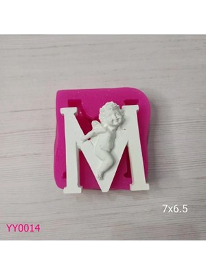 YOYOMOLD YY0014 Melek Harf M Silikon Kalıp