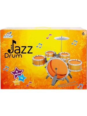 Renklime Jazz Drum Bateri Seti - S01080080