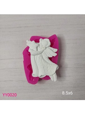 Yoyomold YY0020-UÇAN Melek Elinde Yıldız Olan Silikon Kalıp
