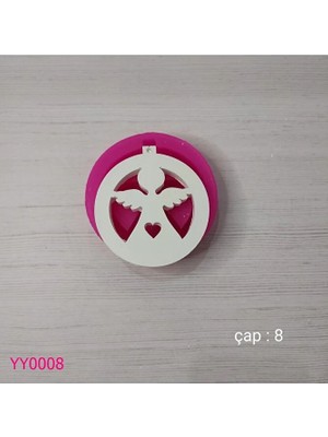 Yoyomold Melek Daire Içinde Askılıklı Silikon Kalıp