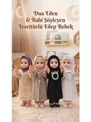 Renklime Dua Eden Tesettürlü Oyuncak Bebek Ilahi Söyleyen Ramazan