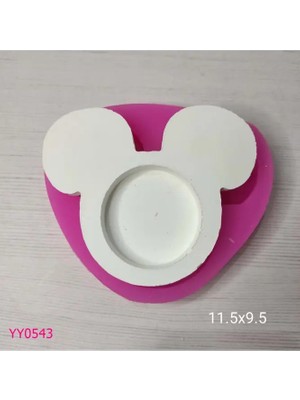 YOYOMOLD YY0543 Mickey Mouse Çerçeve Silikon Kalıp