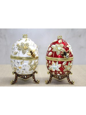 Renklime Swarovski Taşlı Yumurta - Model 11