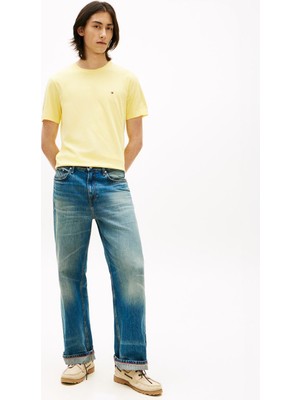 Tommy Hilfiger Vans Ess Seasonal Reg Fıt Solıd Tee Erkek Sarı T-Shirt - MW0MW39995