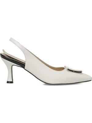 İnci Inci Incı Debora 6fx Beyaz Kadın Topuklu Ayakkabı