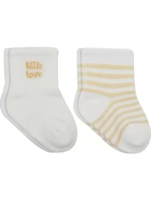 Gray Line Gry Penye Soket Çorap 2li 10139 Ekru Somon Nel1