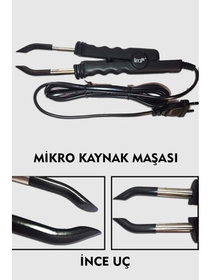 Prodiva  Prodiva Mikro   Keratin Loof Marka Saç Kaynak Maşası – Ince Uçlu