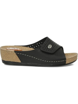 Polaris 167244.Z6FX Siyah Kadın Terlik