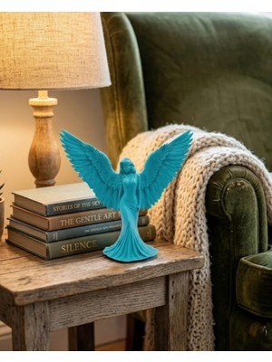 Pileli Store 3D Melek Insan Turkuaz