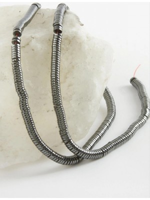 Marsilyan Hematit Disk Taşı Küçük 4 mm