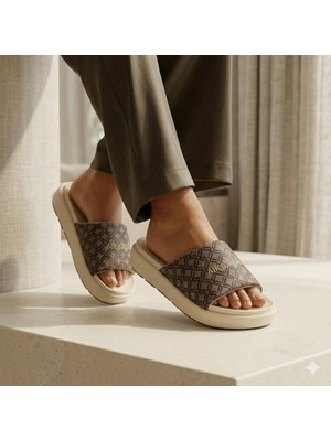 Nike Jordan Wmns Sophia Yüksek Tabanlı Slide Kadın Terlik Kahverengi | HQ8070-200