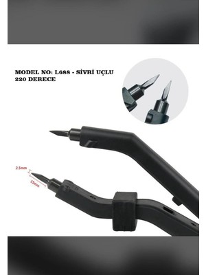 Prodiva Kullanım Prodiva Eğimli  Kaynak Saç Maşası