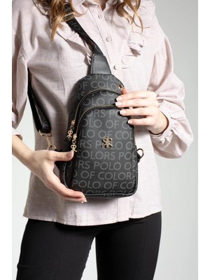 Polo Of Colors Trend Monogram Ayarlanabilir Askılı Bel ve Vücut Çantası