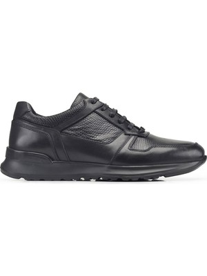Nevzat Onay Siyah Bağcıklı Erkek Sneaker Ayakkabı