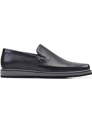 Nevzat Onay Siyah Loafer Günlük Erkek Casual Ayakkabı