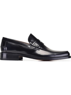 Nevzat Onay Siyah Spaz Klasik Erkek Kösele Ayakkabı