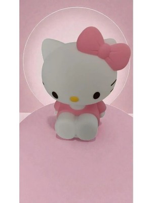 Famemus Accessory Hello Kitty Kaliteli Masa Gece Lambası Boyut:12 cm
