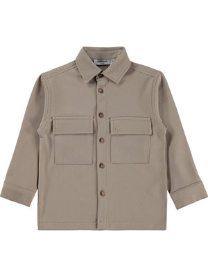 Pierre Cardin Çift Cepli 2-5 Yaş Gömlek - Bej