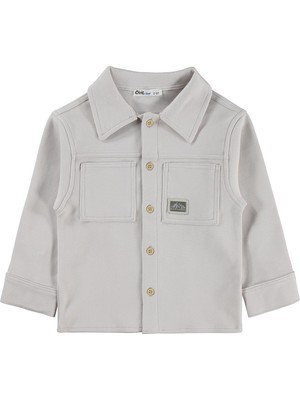 Civil Boys Basic 2-5 Yaş Gömlek - Koyu Taş Rengi