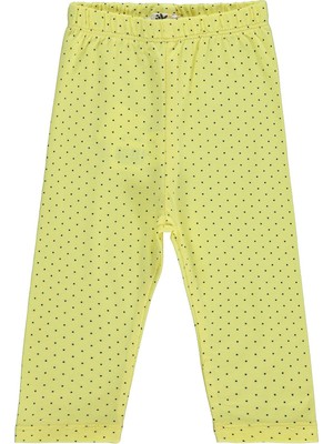 Civil Baby Küçük Boy Puan Empirme 6-18 Ay Tayt - Sarı