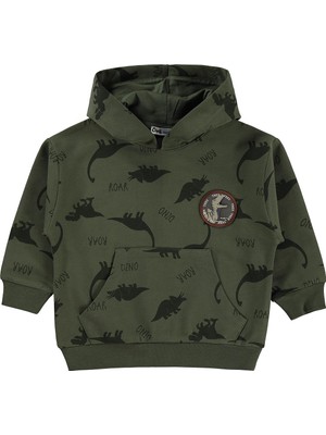 Civil Boys Dınosaur Walk Emp.etiketli 2-5 Yaş Sweatshirt - Haki