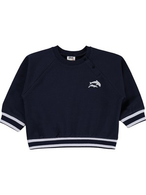 Civil Baby Yunus Nakışlı 6-18 Ay Sweatshirt - Lacivert
