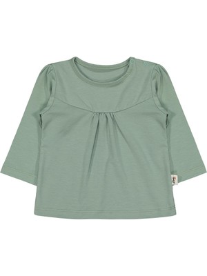 Kujju Civil Baby Önü Parçalı 6-18 Ay Kız Tek Üst - Yeşil