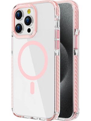 Ummeslem Apple iPhone 14 Pro Kılıf M-Safe Şarj Takılabilir Askı Aparatlı Cep Telefonu Için Uyumlu Nana Kapak