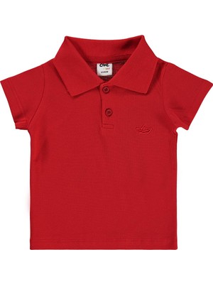 Civil Baby Yelken Baskılı 6-18 Ay Tişört - Kırmızı