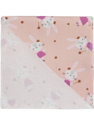 Civil Baby Sihirli Tavşan Empirme 75X75 cm Battaniye - Pudra