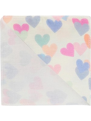 Civil Baby Kalp Empirme 75X75 cm Battaniye - Ekru