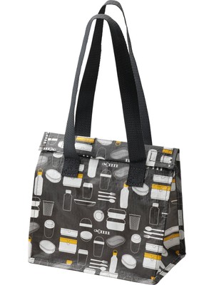 IKEA Fladdrıg Gri Yemek Çantası 5 kg Hafif Tasarım ve Su Geçirmez Kumaş Özellikli