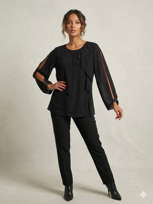 Centilmen Alba Dalida Taş Işlemeli Şık Bluz 51502