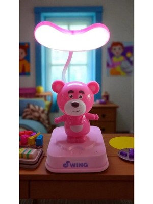 Famemus Accessory Hareket Eden Sevimli Masa Üzeri Gece Lambası Boyut 20 cm