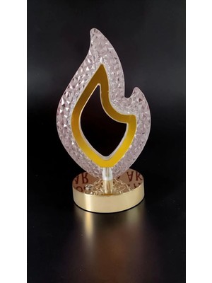 Famemus Accessory Odanıza Renk Katan Çok Şık Hediyelik Gece Lambası BOYUT:22CM