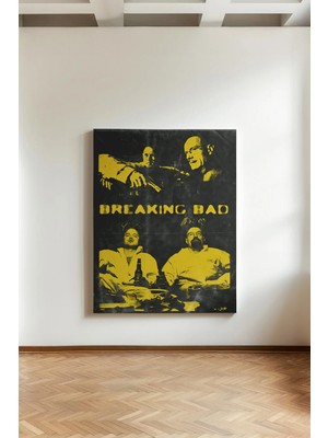 Kanvaspera Breaking Bad - Kanvas Tablo - Tv Dizisi ve Karakter Temalı Duvar Dekorasyonu