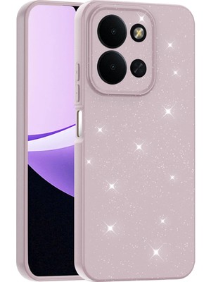 Ummeslem Redmi 15C Cep Telefonu Için Uyumlu Kılıf Kamera Korumalı Simli Lüks Koton Kapak