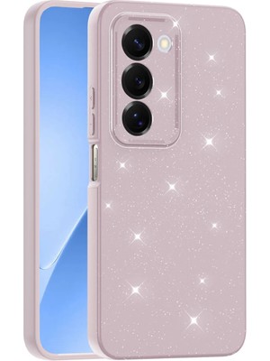 Ummeslem Redmi 15 Cep Telefonu Için Uyumlu Kılıf Kamera Korumalı Simli Lüks Koton Kapak