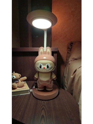 Famemus Accessory Labubu Tek Kalemlikli Masa Üzeri Gece Lambası Boyut 24 cm