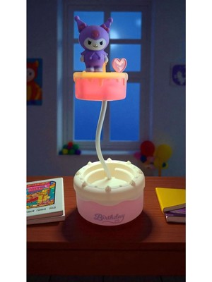 Famemus Accessory Kuromi Masa Üzeri Gece Lambası