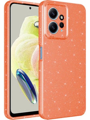Redmi Note 12 4g Kılıf Kamera Korumalı Simli Lüks Cep Telefonu Için Uyumlu Kapak Koton Kapak