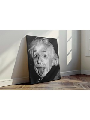 Kanvaspera Albert Einstein - Kanvas Tablo - Bilim Adamı, Motivasyon ve Esin Temalı Duvar Dekorasyonu