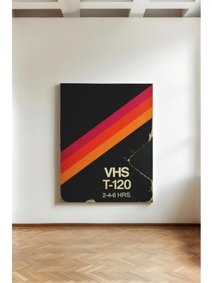 Kanvaspera Vintage Vhs Kaset Nostaljisi - Kanvas Tablo