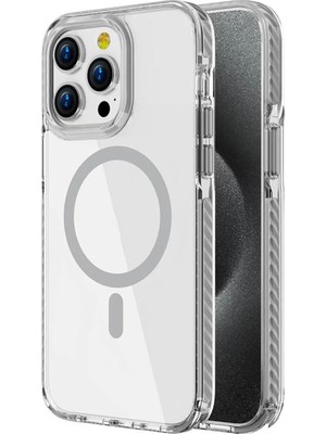 Ahlttiba Apple iPhone 14 Pro Kılıf M-Safe Şarj Takılabilir Askı Aparatlı Cep Telefonu Için Uyumlu Nana Kapak
